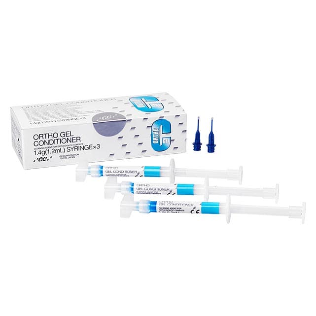 GC America Ortho Gel Conditioner, 20% Polyacrylic Acid, 3 x 1.4 g (1.2 mL) Syringes with 25 Brush Tips, Refill, 003104 thumbnail 12