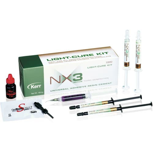 Kerr NX3 Nexus Third Generation Light-Cure Universal Adhesive Resin Cement Kit, Clear & White Shades, 33682 thumbnail 21