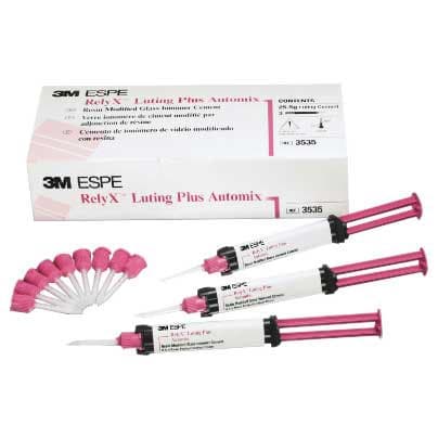 3M (Solventum) RelyX Luting Plus Automix Resin-Modified Glass Ionomer Cement, Value Pack, 8.5 g Syringes, 3/Pk, 3535 thumbnail 24