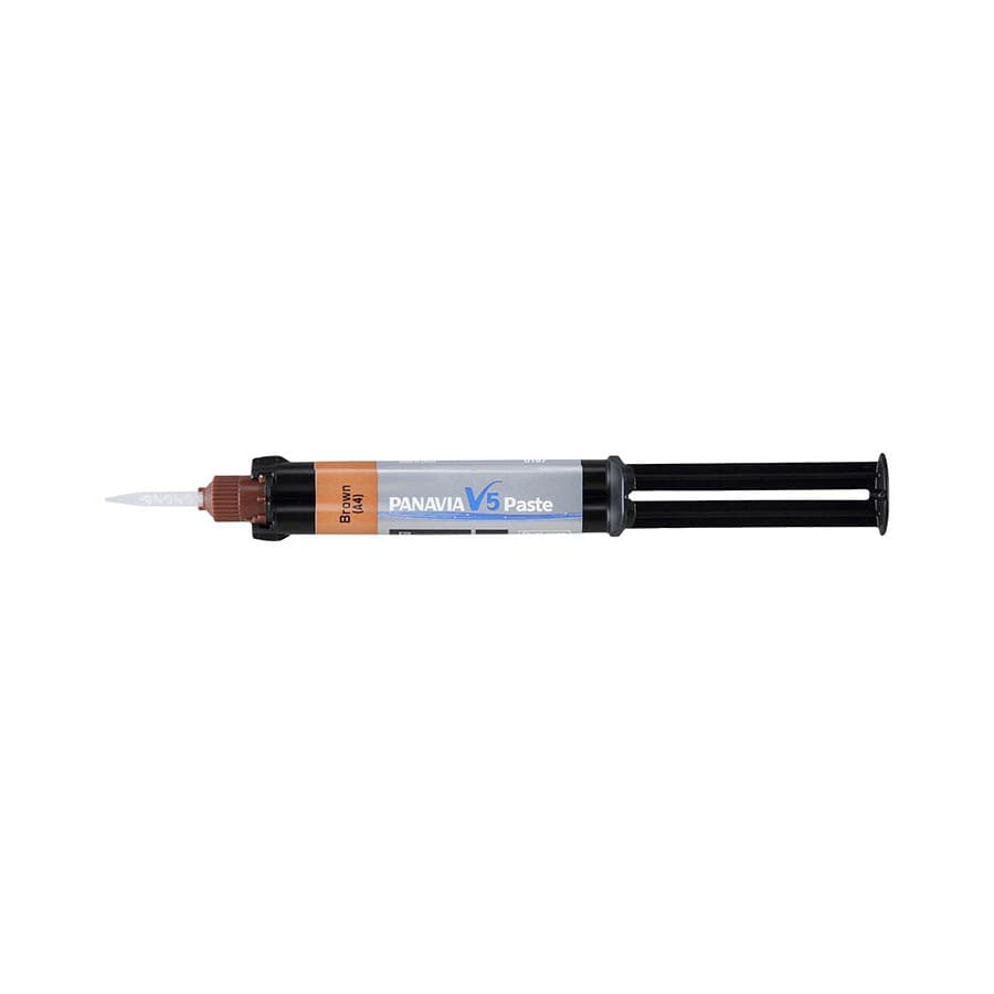 Panavia V5 Universal Resin Cement Paste, Brown (A4), 4.6 mL Syringe with Mixing Tips, 3613KA thumbnail 7