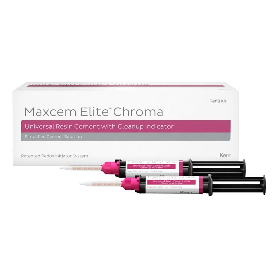 Maxcem Elite Chroma Universal Resin Cement Refill Pack, Yellow, 5g Syringe (2), 36302 thumbnail 16