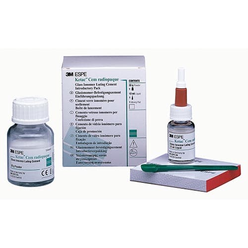 3M (Solventum) Ketac Cem Radiopaque Permanent Glass Ionomer Luting Cement Intro Kit, 33 g Powder/12 ml Liquid, 37201 thumbnail 15