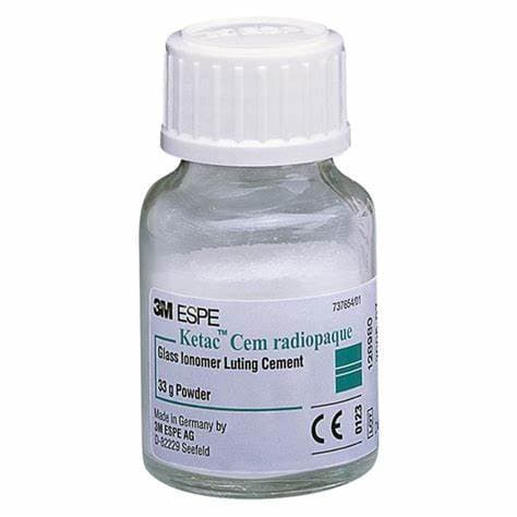 Ketac Cem Radiopaque Glass Ionomer Luting Cement, Powder Refill, 33 g, 1/Pk, 37211 thumbnail 12