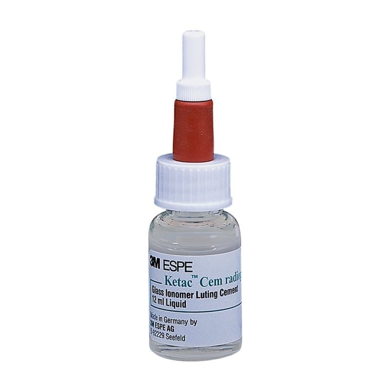Ketac Cem Radiopaque Glass Ionomer Luting Cement, Liquid Refill, 12 ml Bottle, 1/Pk, 37221 thumbnail 12