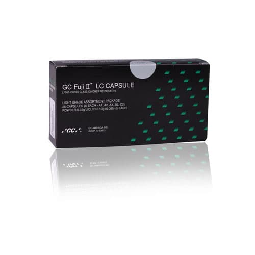 GC Fuji II LC Light-Cure Resin-Reinforced Glass Ionomer Restorative, Capsules, Dark Shades Assorted, 24/Pk, 425020 thumbnail 12