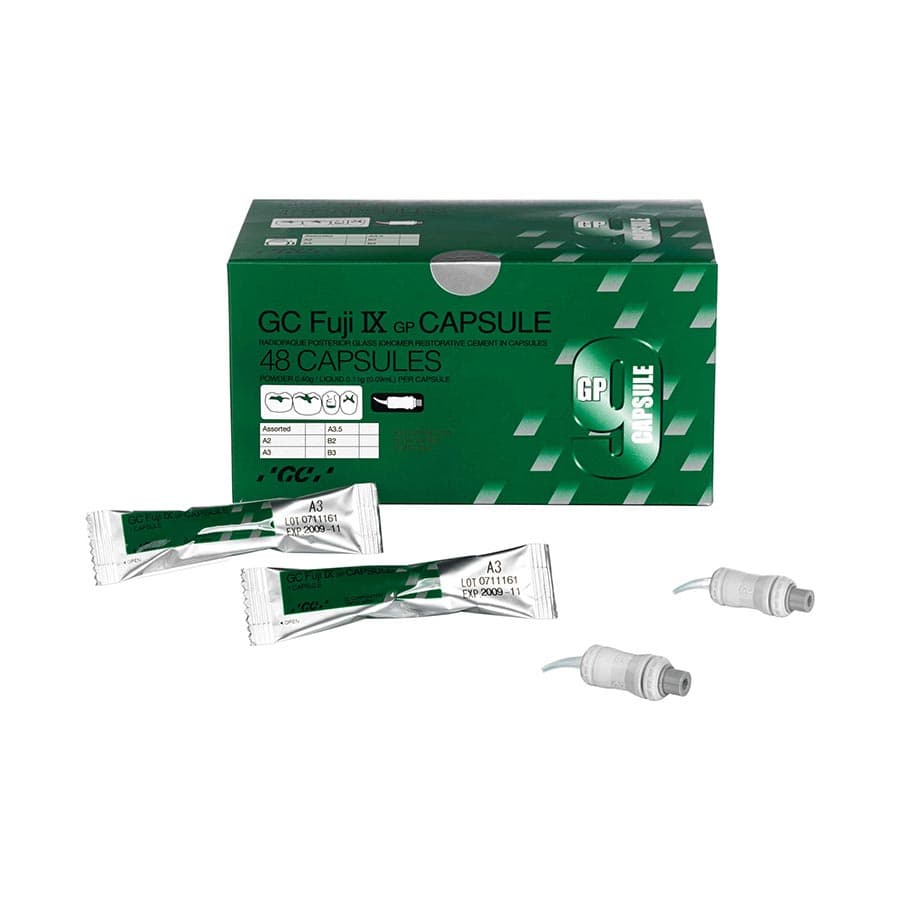 GC Fuji IX GP Packable Glass Ionomer Restorative, Capsule Assortment Starter Package, 48 Capsules, 425090 thumbnail 23