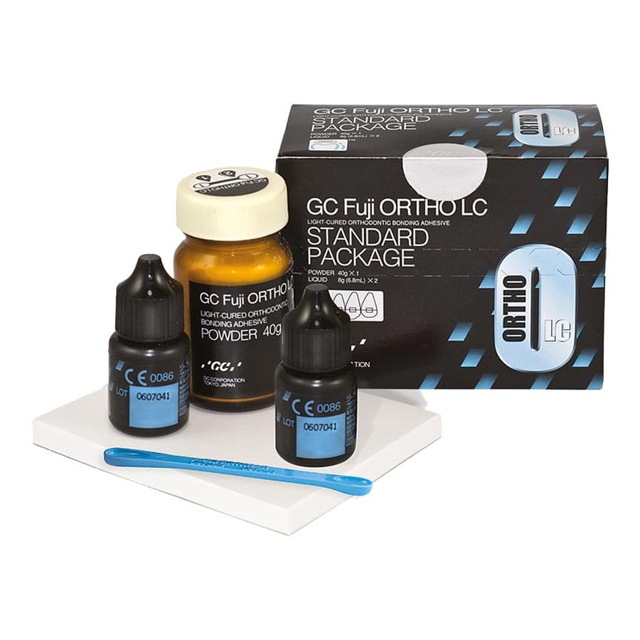 GC Fuji Ortho LC Orthodontic Cement, Powder/Liquid, Light-Cure, Standard Package, 1/Pk, 439403 thumbnail 12