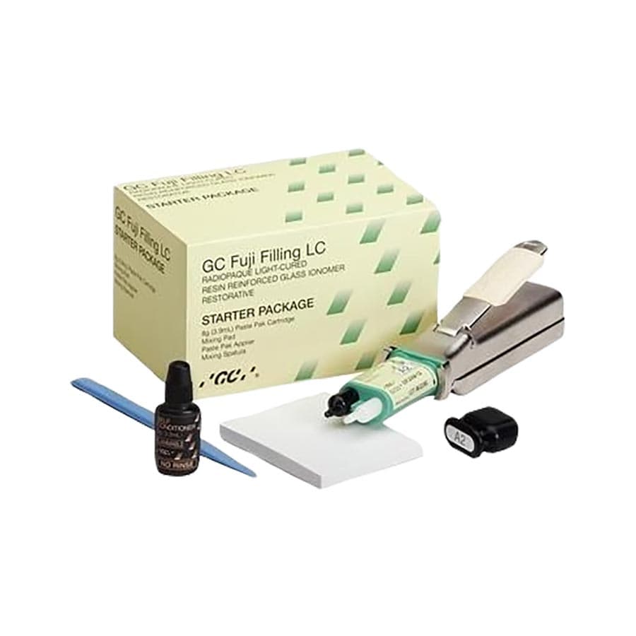 GC Fuji Filling LC Glass Ionomer Restorative, Triple-Cure, Starter Pack, Shade A2, 8 g Cartridge, 439881 thumbnail 9