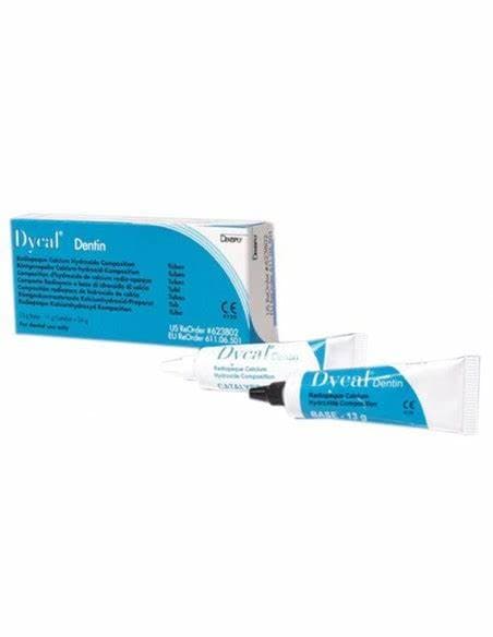 Dycal Radiopaque Calcium Hydroxide Composition Standard Pack, Dentin Shade, 1 Base (13g) + 1 Catalyst (11g) Tube, 623802 thumbnail 11