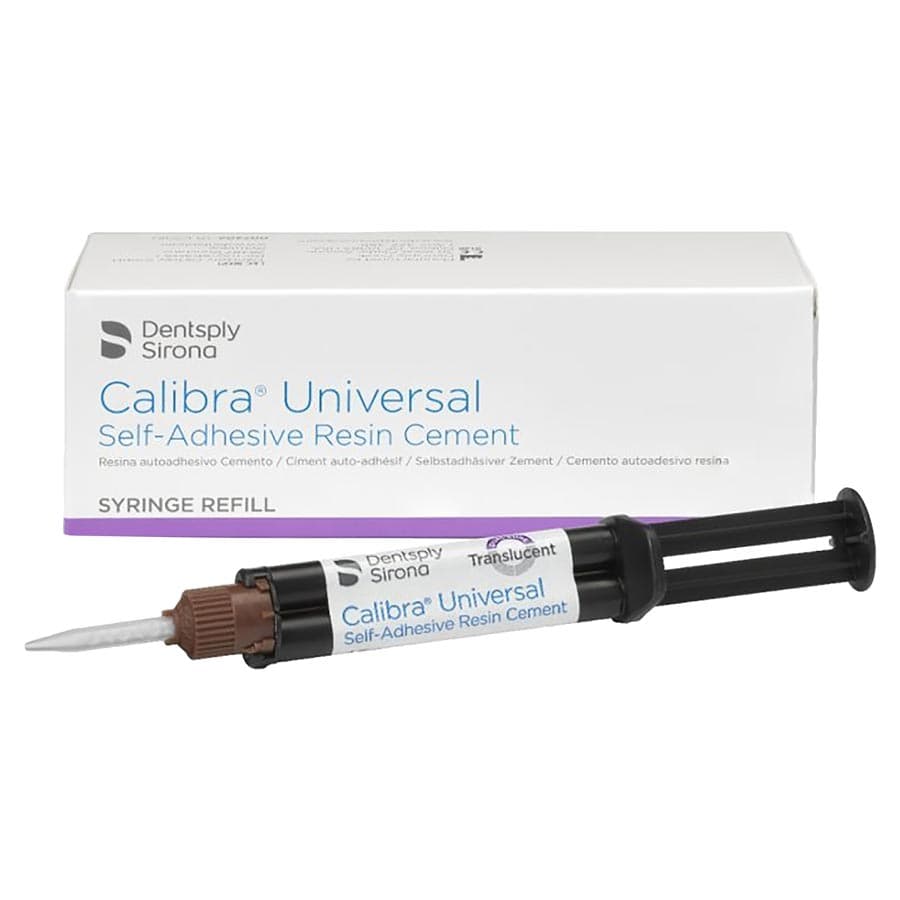 Calibra Universal Self-Adhesive Resin Cement, Automix Syringe Refill, Light, Dual-Cure, 4.5 g Syringe, 2/Pk, 607402 thumbnail 13