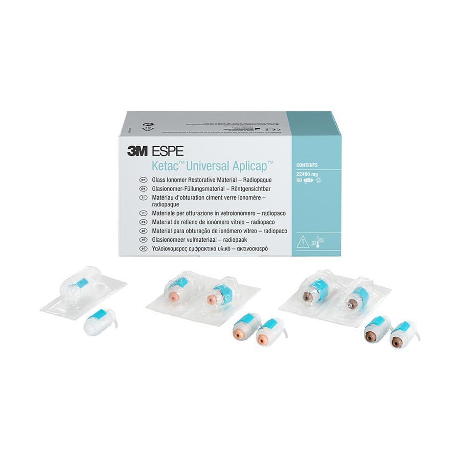 3M (Solventum) Ketac Universal Aplicap Glass Ionomer Restorative, Shade A4, Refill 50 Capsules, 61096 thumbnail 12