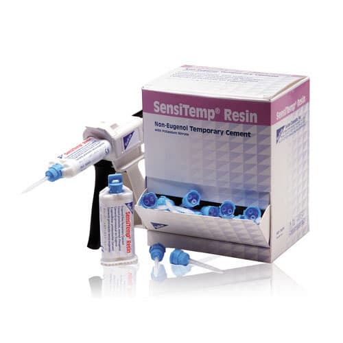 SensiTemp Resin Temporary Cement, Non-Eugenol, 2-Stage Setting, Cartridge Refill, 25 mL, 15 Mixing Tips, #70020 thumbnail 4