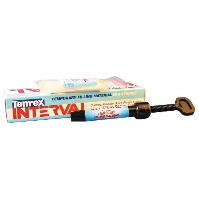 Temrex Interval Temporary Filling Material, Complete Package, 6.5 g Syringe with 3 Bars, 1/Pk, 7500 thumbnail 16