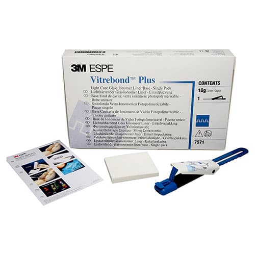 3M Vitrebond Plus Light-Cure Glass Ionomer Liner/Base, Single Pack Refill, 10g Clicker Dispenser, 7571 thumbnail 14