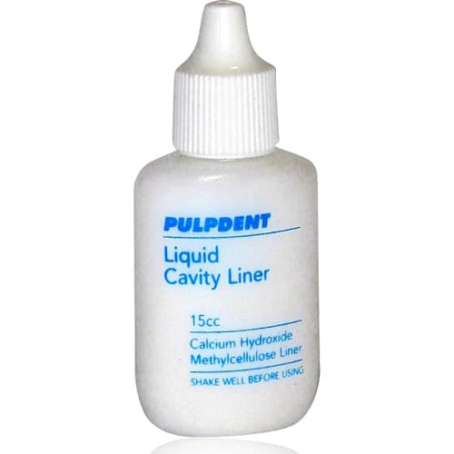 Pulpdent Cavity Liner, Liquid Calcium Hydroxide, 15 ml Bottle, PCL thumbnail 6