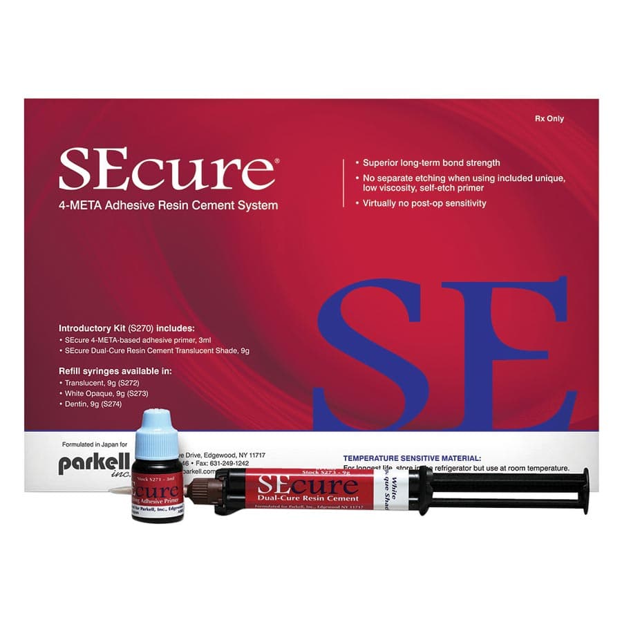 Parkell SEcure Adhesive Resin Cement System Kit, Dual-Cure, Translucent Shade, S270 thumbnail 15
