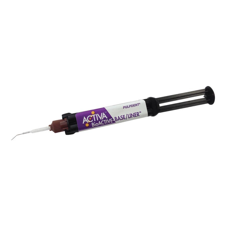 Pulpdent ACTIVA BioACTIVE-Base/Liner, Single Pack, 5 mL/7 g Syringe + 20 Automix Tips, VB1 thumbnail 18