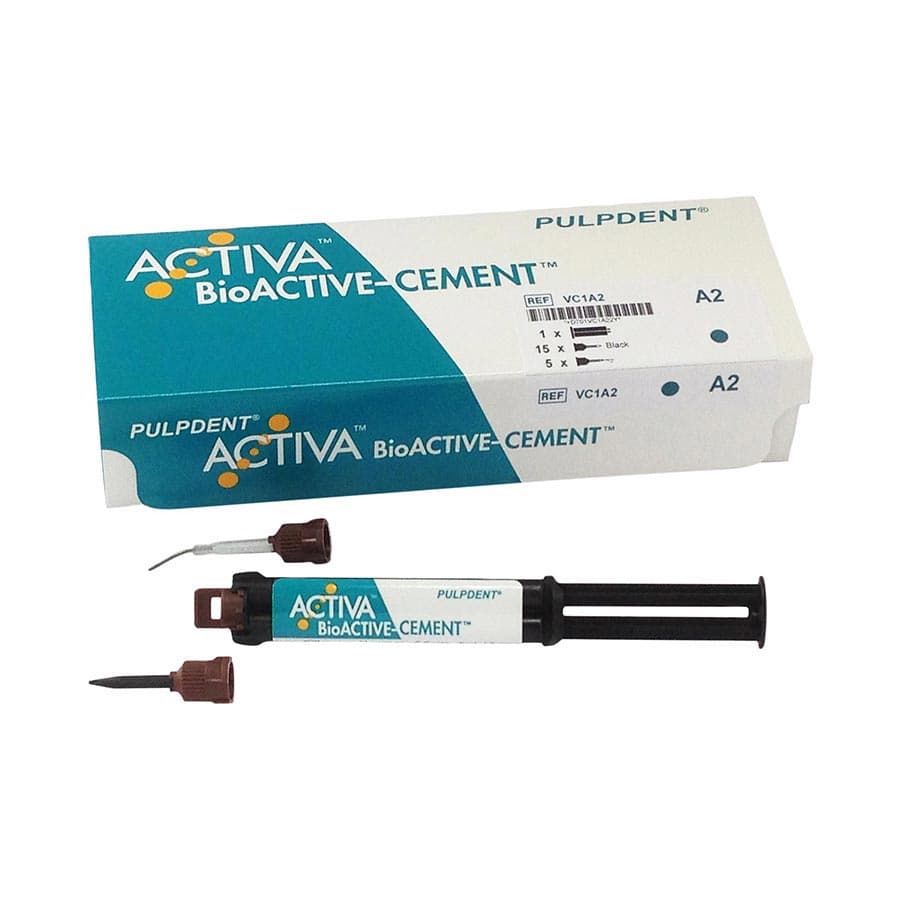 Activa BioActive Cement Single Pack, A2 Opaque, 5 mL/7 g Syringe with 20 Automix Tips, VC1A2 thumbnail 16