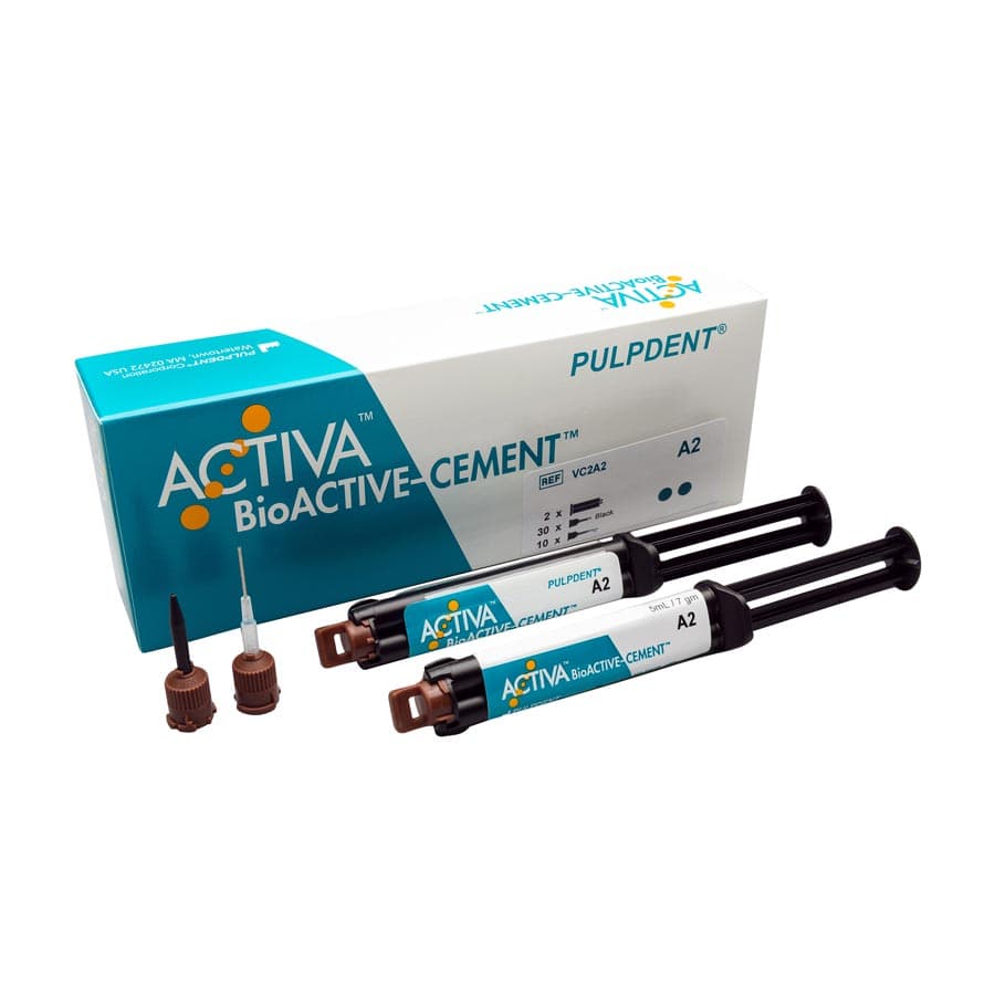 ACTIVA BioActive Cement Value Pack, A2 Opaque, 2 x 5 mL/7 g Syringes, 40 Automix Tips, VC2A2 thumbnail 18