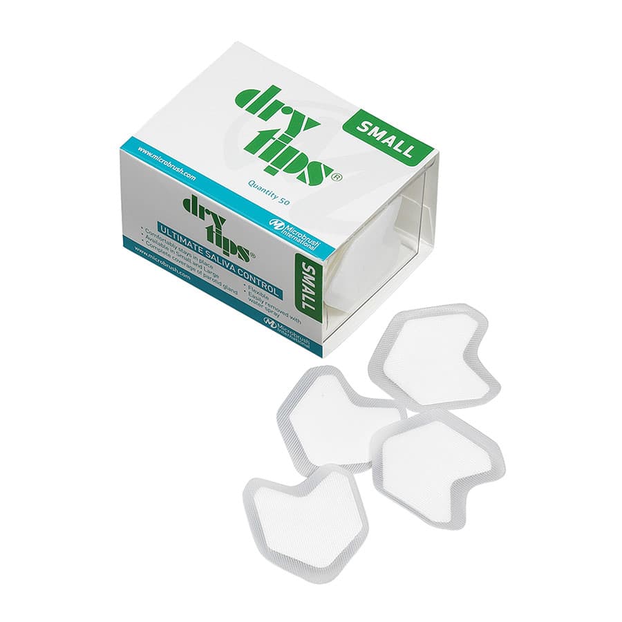 Microbrush DryTips Cotton Roll Substitute, Small (Child), White, 50/Pack, 291543 thumbnail 11