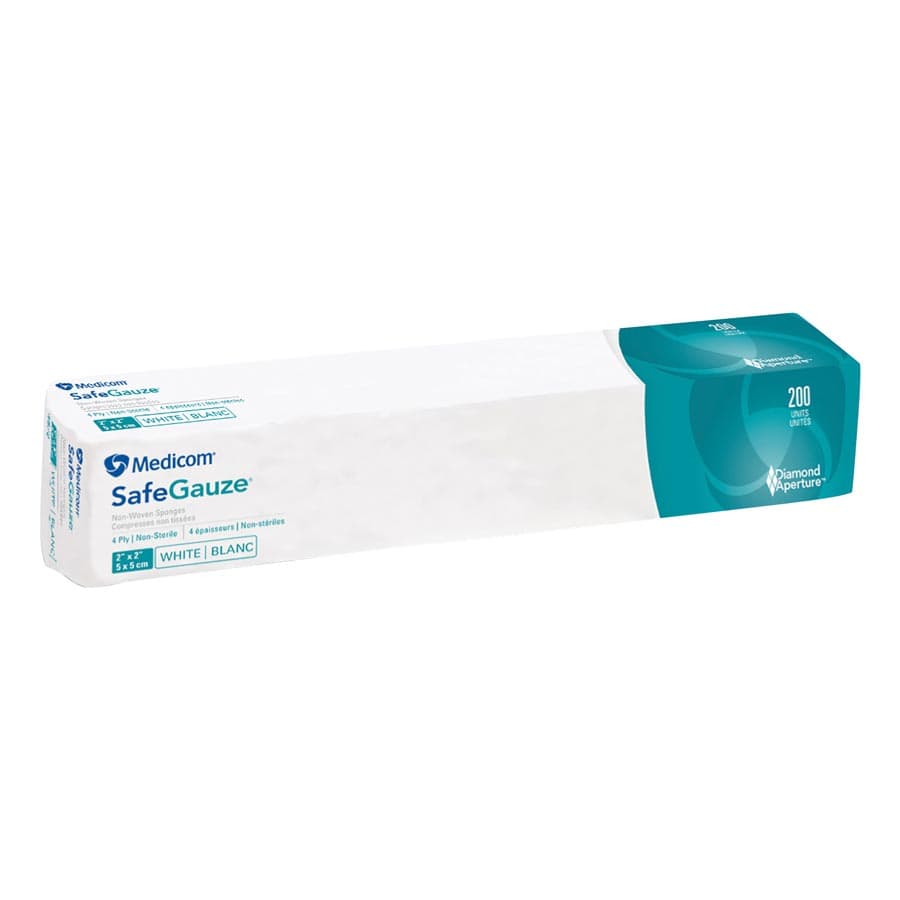 SafeGauze Premium Non-Woven Sponges, Non-Sterile, 4-Ply, 2" x 2", 5000/Case, 4522-5 thumbnail 6