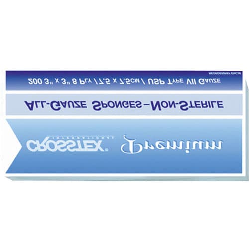 Crosstex Premium All-Gauze Sponges, Non-Sterile, 3" x 3", 8-Ply, 4000/Case, ENC38 thumbnail 5