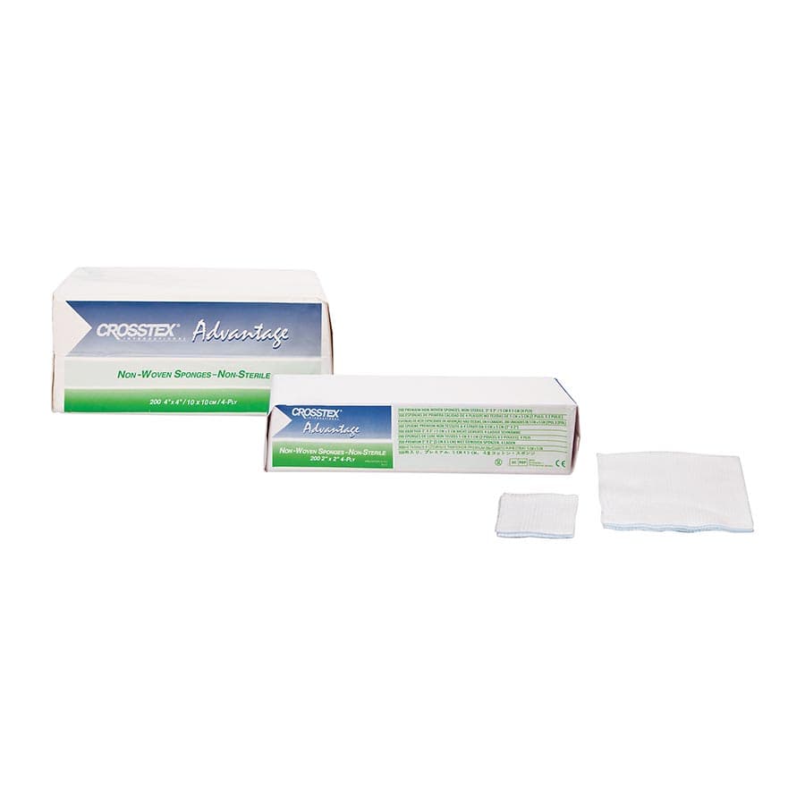 Crosstex Advantage Non-Woven Sponges, 2" x 2", 4-Ply, Non-Sterile, 5000/Case, ENCNWLA thumbnail 6