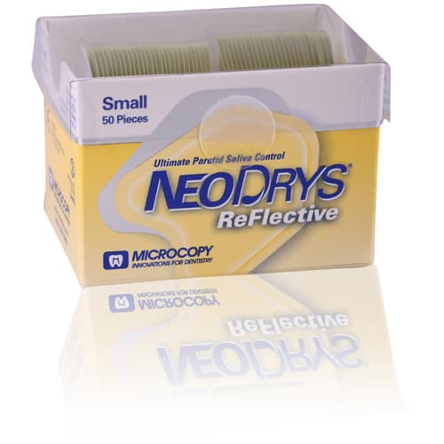 NeoDrys ReFlective Saliva Absorbents, Small (Yellow), 50/Box, DYRS thumbnail 15