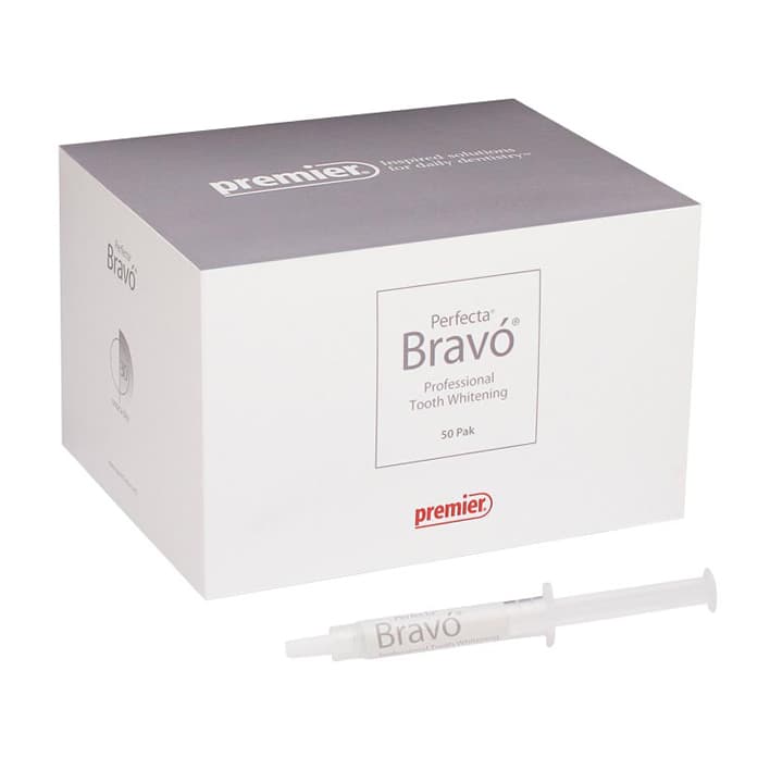 Perfecta Bravo Tooth Whitening Gel, 9% Hydrogen Peroxide, 50 Syringes (3cc) with Dispensing Tips, Bulk Pack thumbnail 6