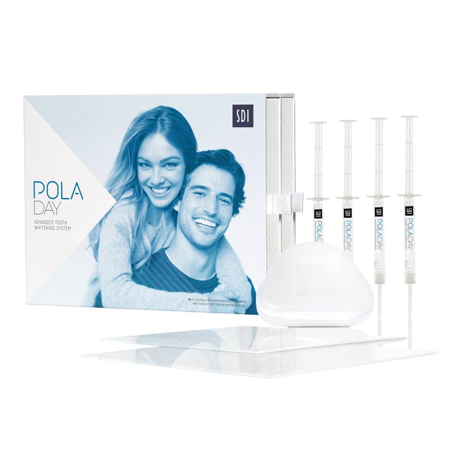 Pola Day 7.5% Hydrogen Peroxide Take-Home Tooth Whitening Syringe Kit, 10 x 1.3 g Syringes, Spearmint, 7700103 thumbnail 4