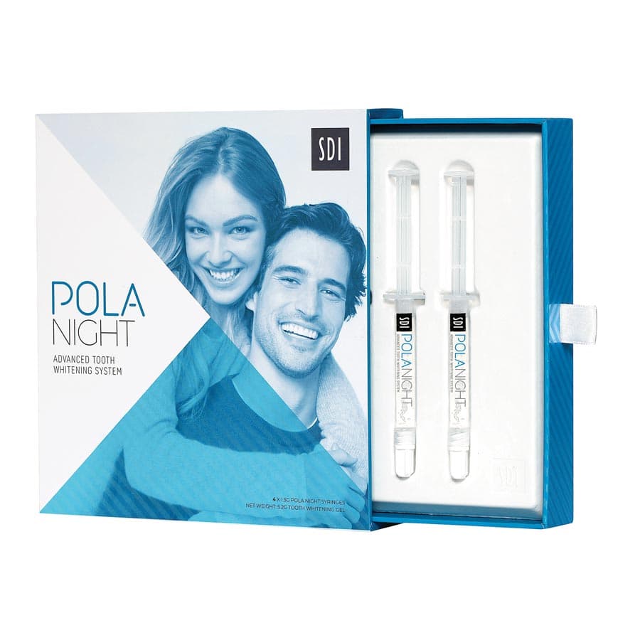 Pola Night Tooth Whitening System, 16% Carbamide Peroxide, Mini Kit, 1.3 g Syringes, 4/Pk, Spearmint, 7700108 thumbnail 11