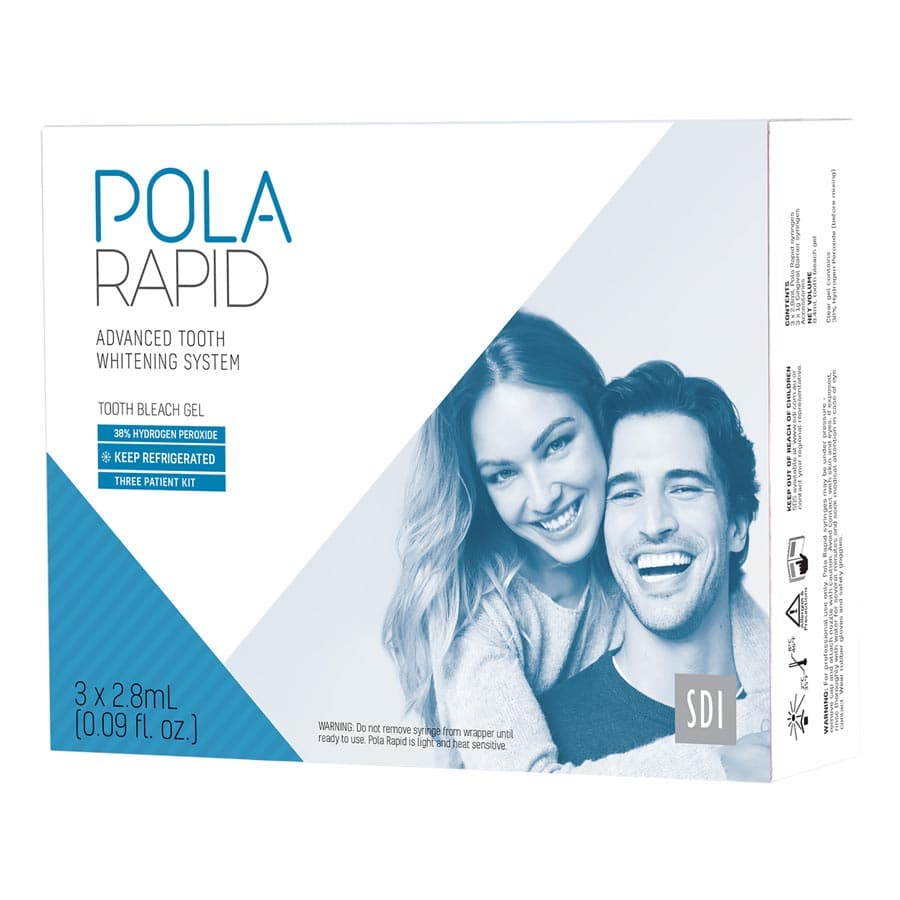 Pola Rapid 3 Patient In-Office Tooth Whitening Kit, 38% Hydrogen Peroxide, 3 x 2.8 mL Syringes, 7700500 thumbnail 6
