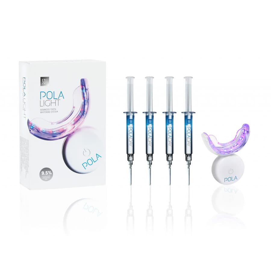 SDI Pola Light/Day Take-Home Tooth Whitening System, 9.5% Hydrogen Peroxide, 4 x 3g Syringes, LED Mouthpiece, 7700983 thumbnail 5