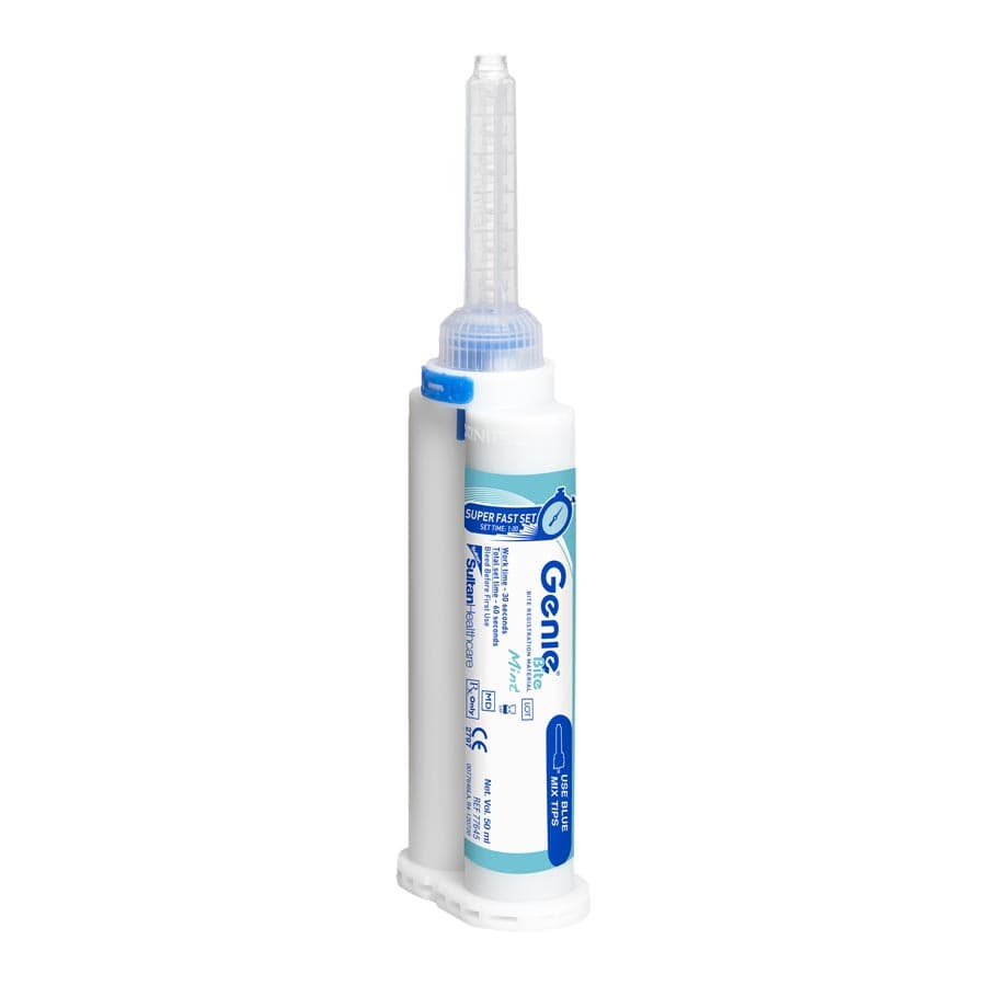 Genie Bite Bite Registration Material, Super Fast Set, Mint, 2 x 50 ml Cartridges with 6 Mixing Tips, 77645 thumbnail 7