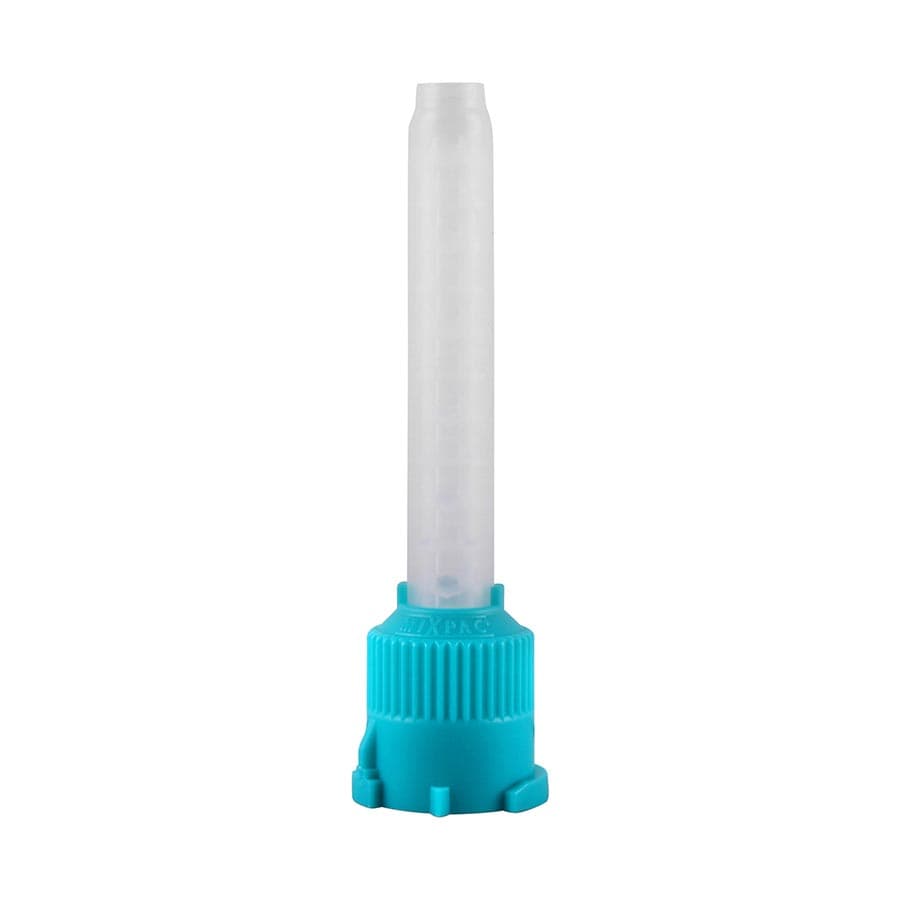 Dental City T-Style High Performance Mixing Tips, Teal, 1:1, 6.5mm, 48/Bag - Dental City - 6.5mm T-Style High Performance Mixing Tips Teal - Image 1