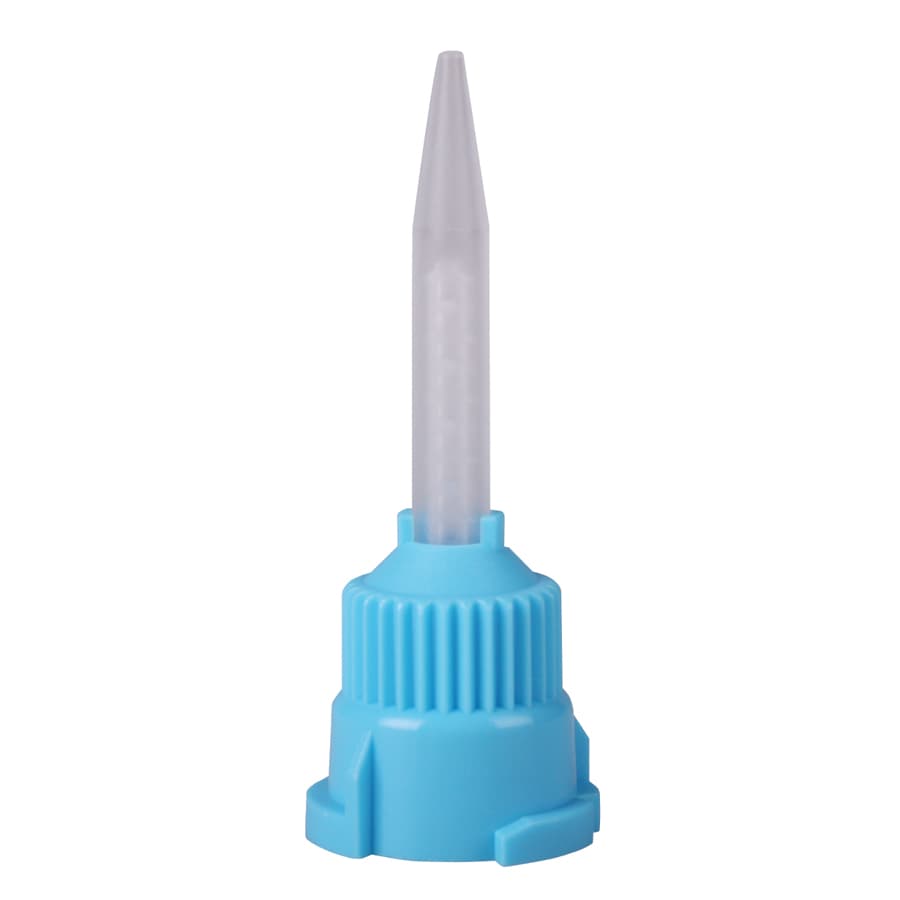 Dental City T-Style 1:1 Crown & Bridge Blue Mixing Tips, Tapered End, 25/Bag - Dental City - T-Style 1:1 Crown & Bridge Blue Mixing Tips 25/Bag - Image 1