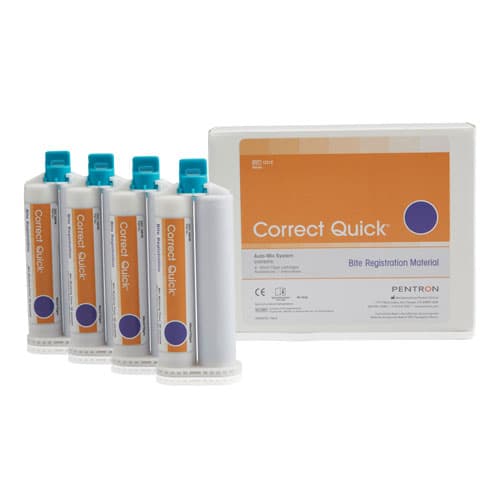 Correct Quick Bite VPS Bite Registration Material, Fast Set, 50 ml Cartridges, 32/Pk, Q31EB thumbnail 5