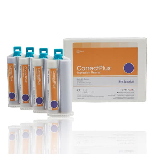 Correct Plus Bite Super Fast Vinyl Polysiloxane Bite Registration Material, 50 ml Cartridges, 32/Pack, Q34IC thumbnail 5