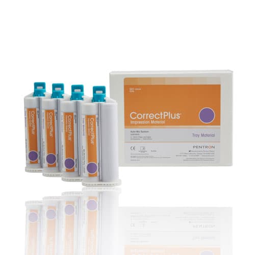 Correct Plus Hydrophilic Vinyl Polysiloxane Impression Material, Tray, Regular Set, 50 ml Cartridges, 32/Pk, Q34JC thumbnail 6