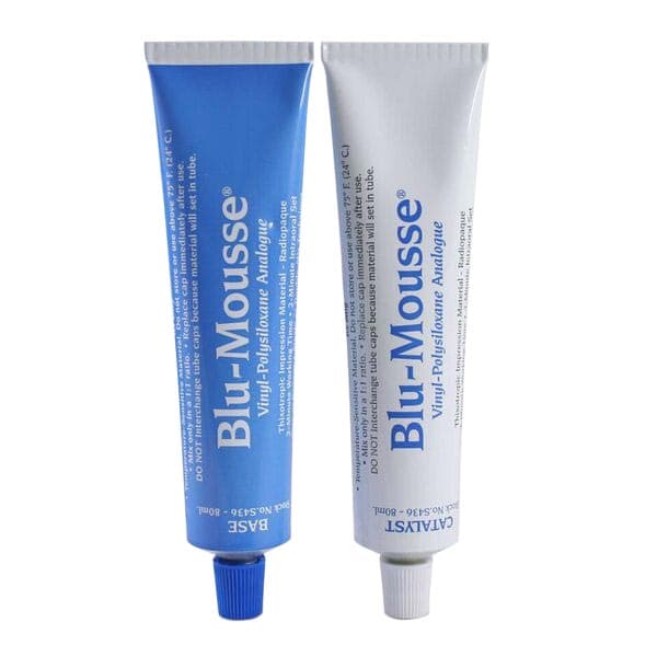 Blu-Mousse VPS Bite Registration Material, Classic (2-Minute Set), 80 ml Tubes, Pack of 2, S436 thumbnail 10