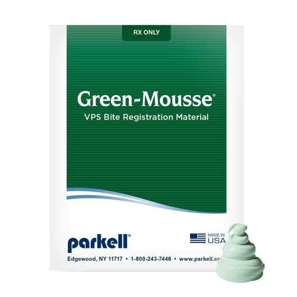 Green-Mousse VPS Bite Registration Material, Automix Split Cartridge, 50 ml, 2/Pk, S455S thumbnail 5