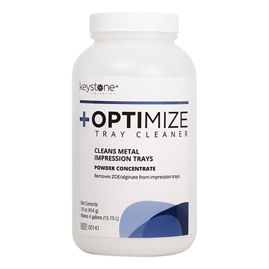 Keystone Optimize Tray Cleaner Powder Concentrate, 454 g (16 oz) Bottle, Makes 4 Gallons, 00141 thumbnail 2