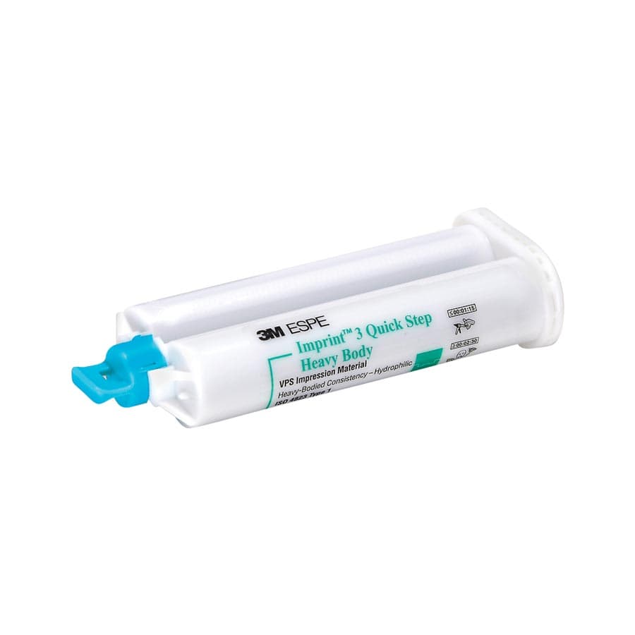 3M Imprint 3 Quick Step Heavy Body VPS Impression Material Refill, 50 mL Cartridges, 4/Pk with 10 Mixing Tips, 10971 thumbnail 5