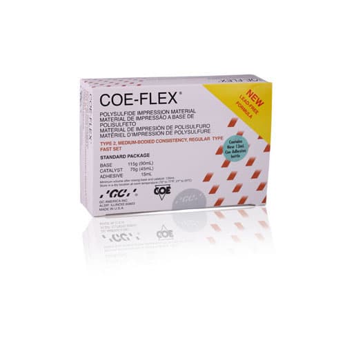 Coe-Flex Polysulfide Impression Material, Standard Package, Regular Body (Medium), Fast Set, Lead-Free, 131005 thumbnail 11