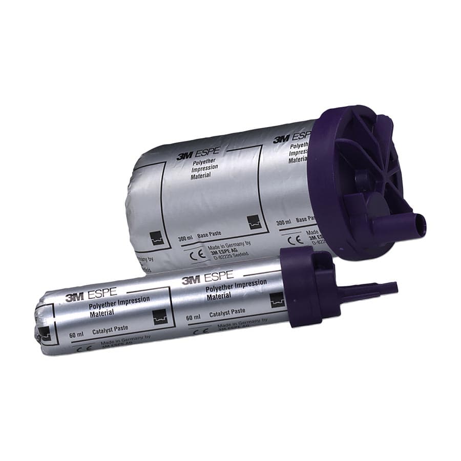 3M™ Impregum™ Penta™ Medium Body Polyether Impression Material Refill, Purple, 2 x 300 mL Base + 2 x 60 mL Catalyst, 31642 thumbnail 6