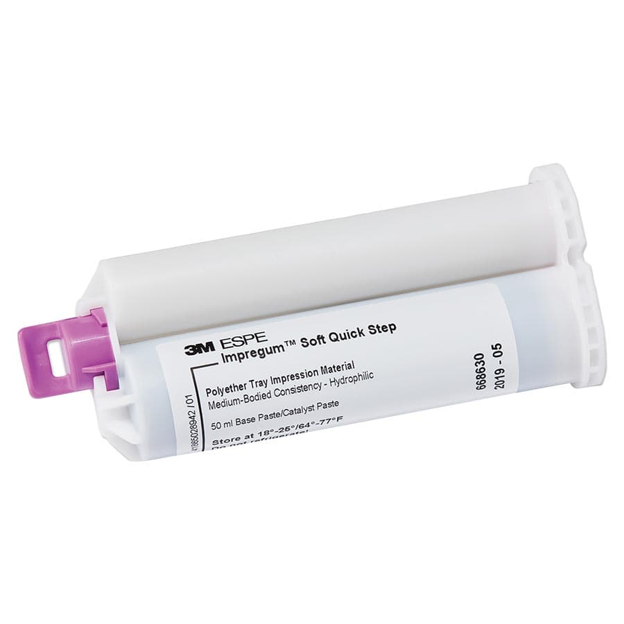 3M™ Impregum™ Soft Quick Step Light Body Polyether Impression Material Refill, 4 x 50 mL Cartridges, 31767 thumbnail 6
