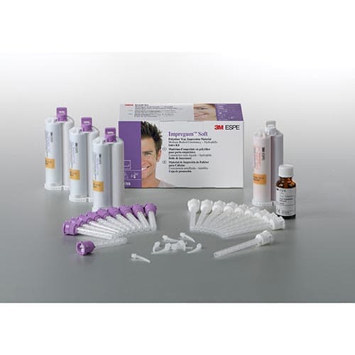 3M (Solventum) Impregum Soft MB/LB Polyether Impression Material Intro Kit, Medium & Light Body, 50 mL Cartridges, 31786 thumbnail 6
