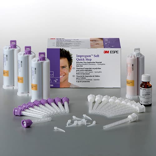 3M™ Impregum™ Soft Quick Step Medium and Light Bodied Polyether Tray Impression Material Intro Kit, 31789 thumbnail 5