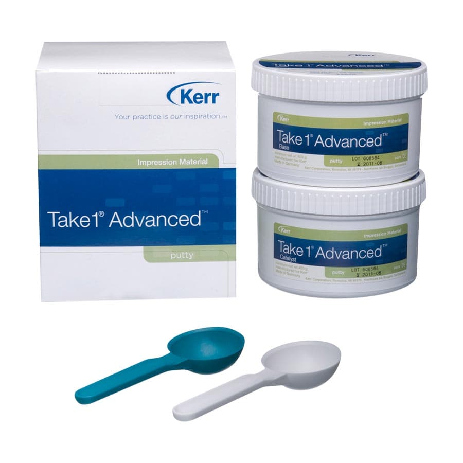 Take 1 Advanced VPS Impression Material Putty Pack, 400 g Base & 400 g Catalyst, 1/Pk, 34070 thumbnail 6