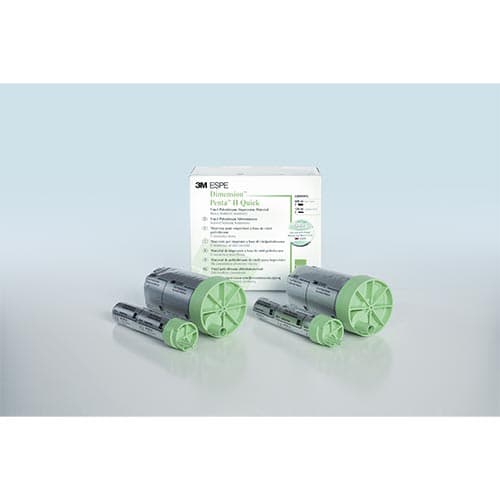 3M Dimension Penta H Quick VPS Impression Material Refill, Heavy Body, Light Green, 720 mL (2 x 300 mL Base + 2 x 60 mL Catalyst), 36913 thumbnail 6
